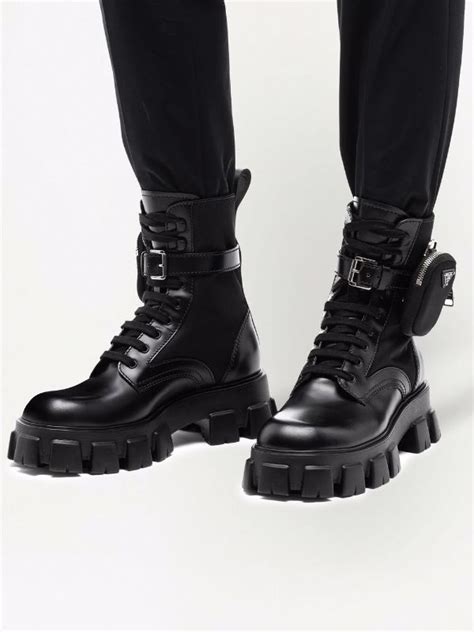 prada mens ankle boots 1921|Men's Boots .